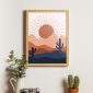 Sunset in the Desert BOHO Digital Print